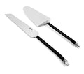 Black Twisted Handle Cake Server Set