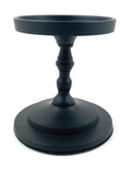 Matte Black Pillar Candle Holder, 4.5 in