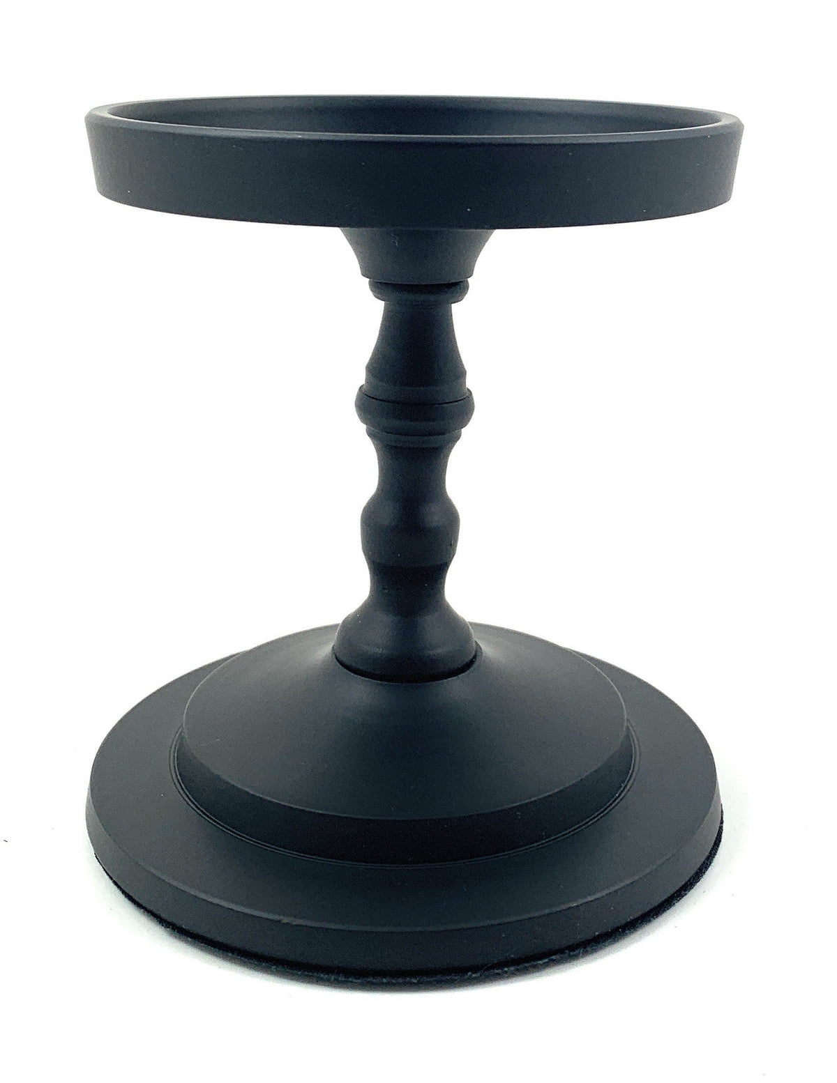 Matte Black Pillar Candle Holder, 4.5 in