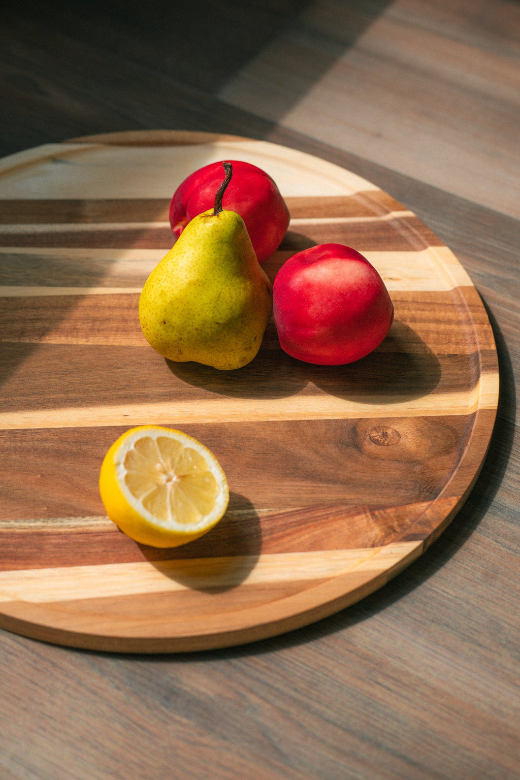 Round Wood Serving Board