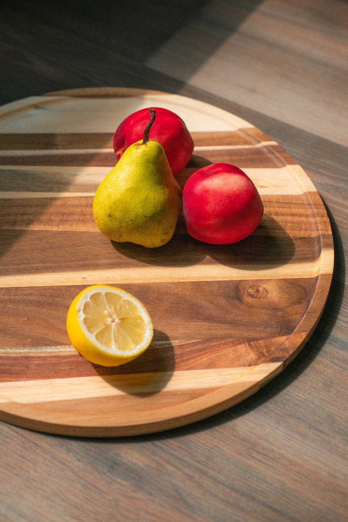 Round Wood Serving Board