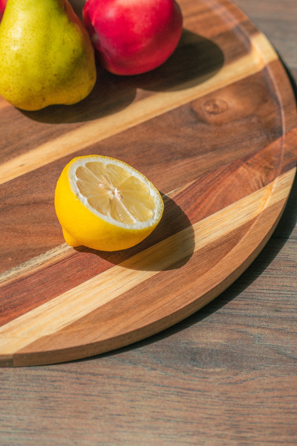 Round Wood Serving Board