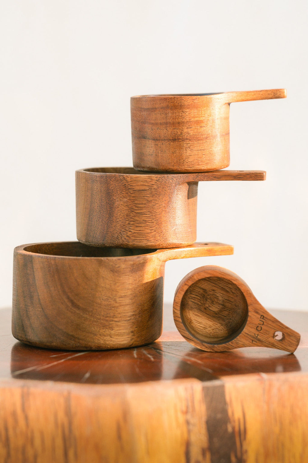 Wooden Measuring Cup Set