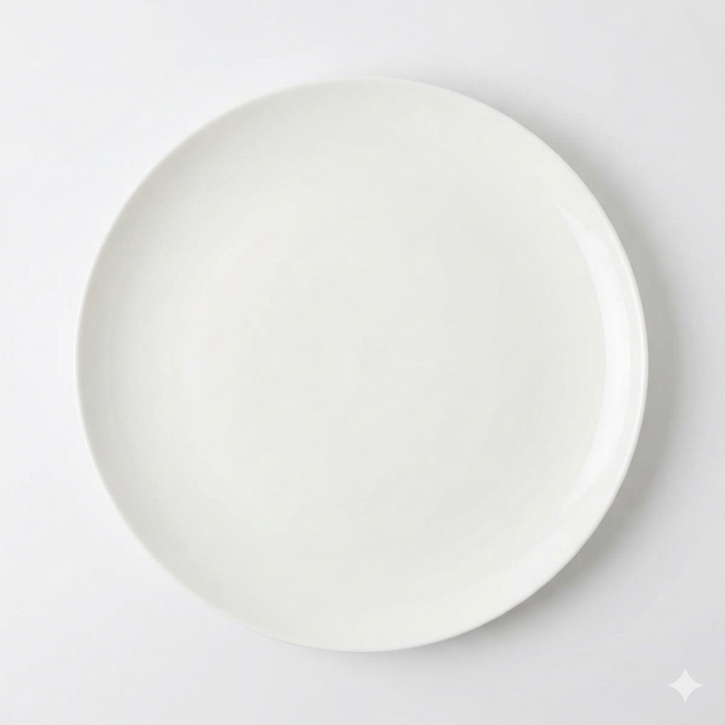 Angelic White Salad Plates, Set of 4