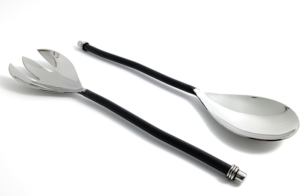 Twisted Handle Salad Servers, Set of 2