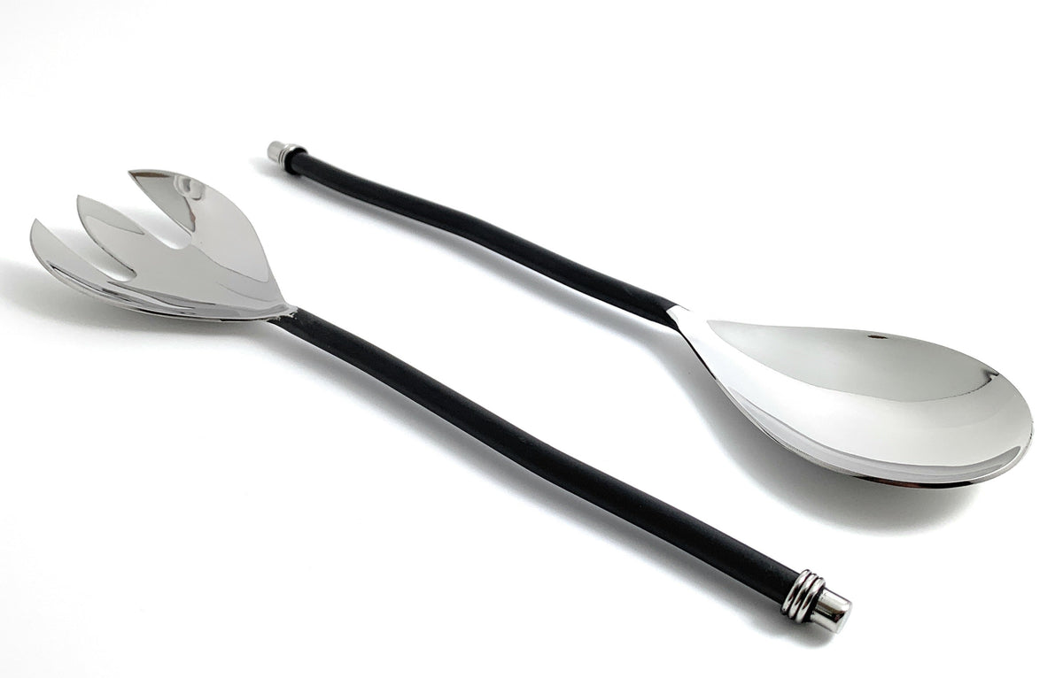 Twisted Handle Salad Servers, Set of 2