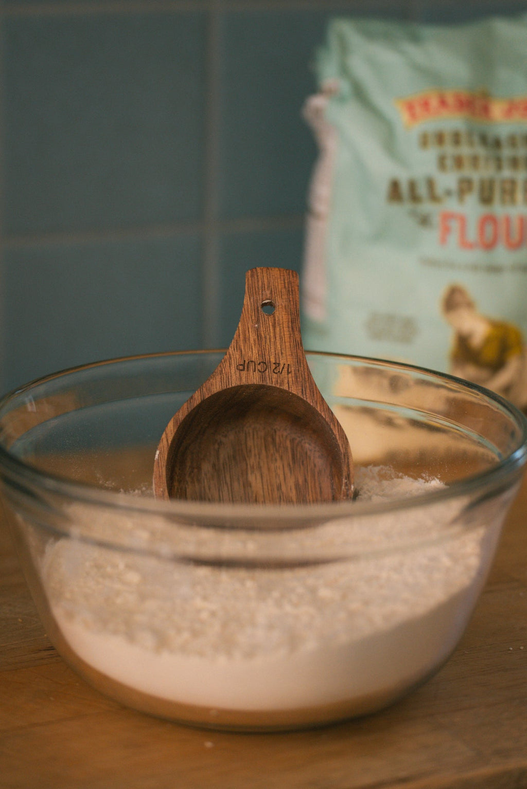 Wooden Measuring Cup Set