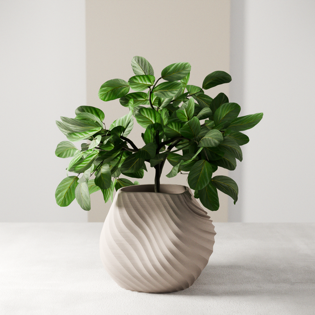 Sea Ribbed Planter