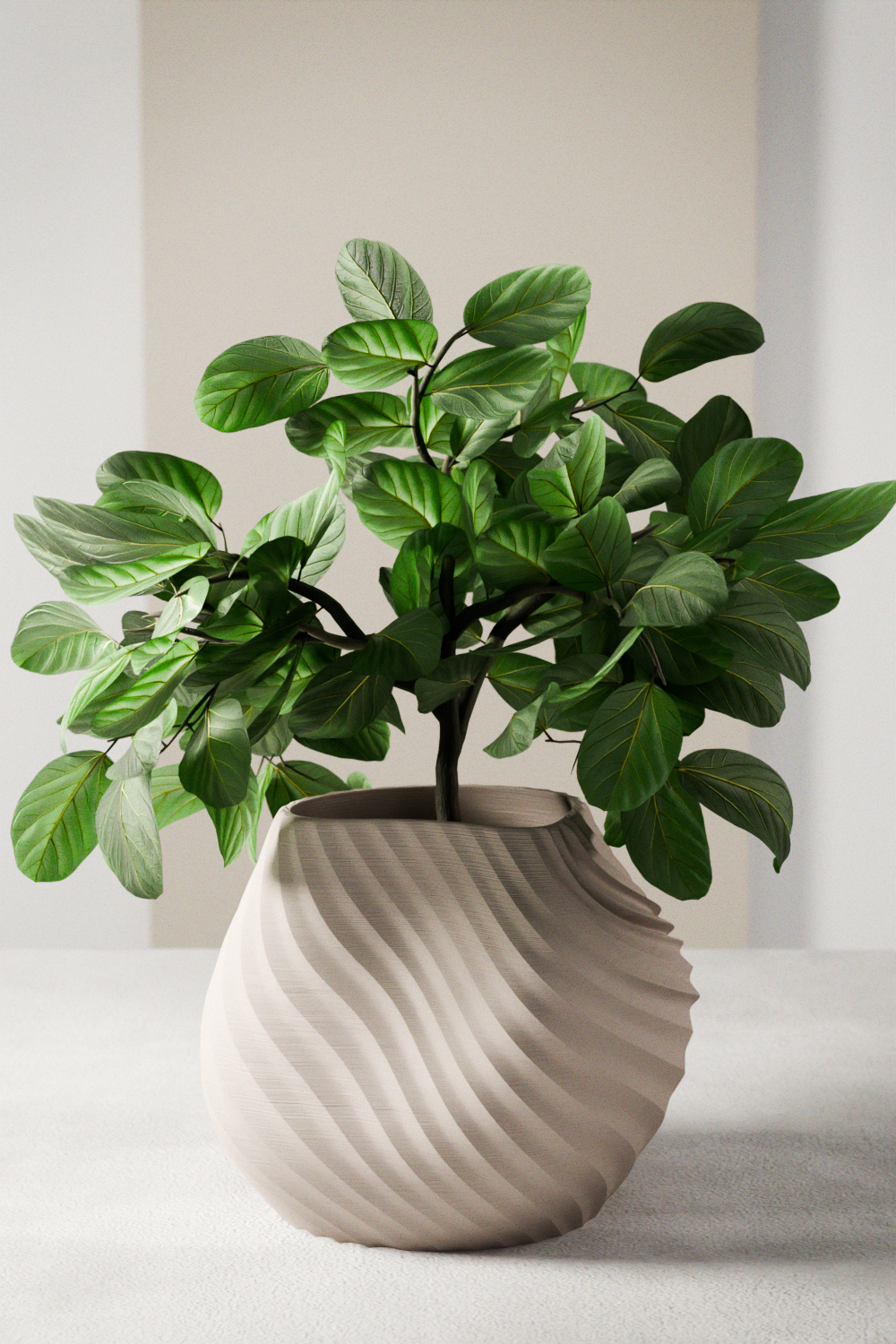 Sea Ribbed Planter