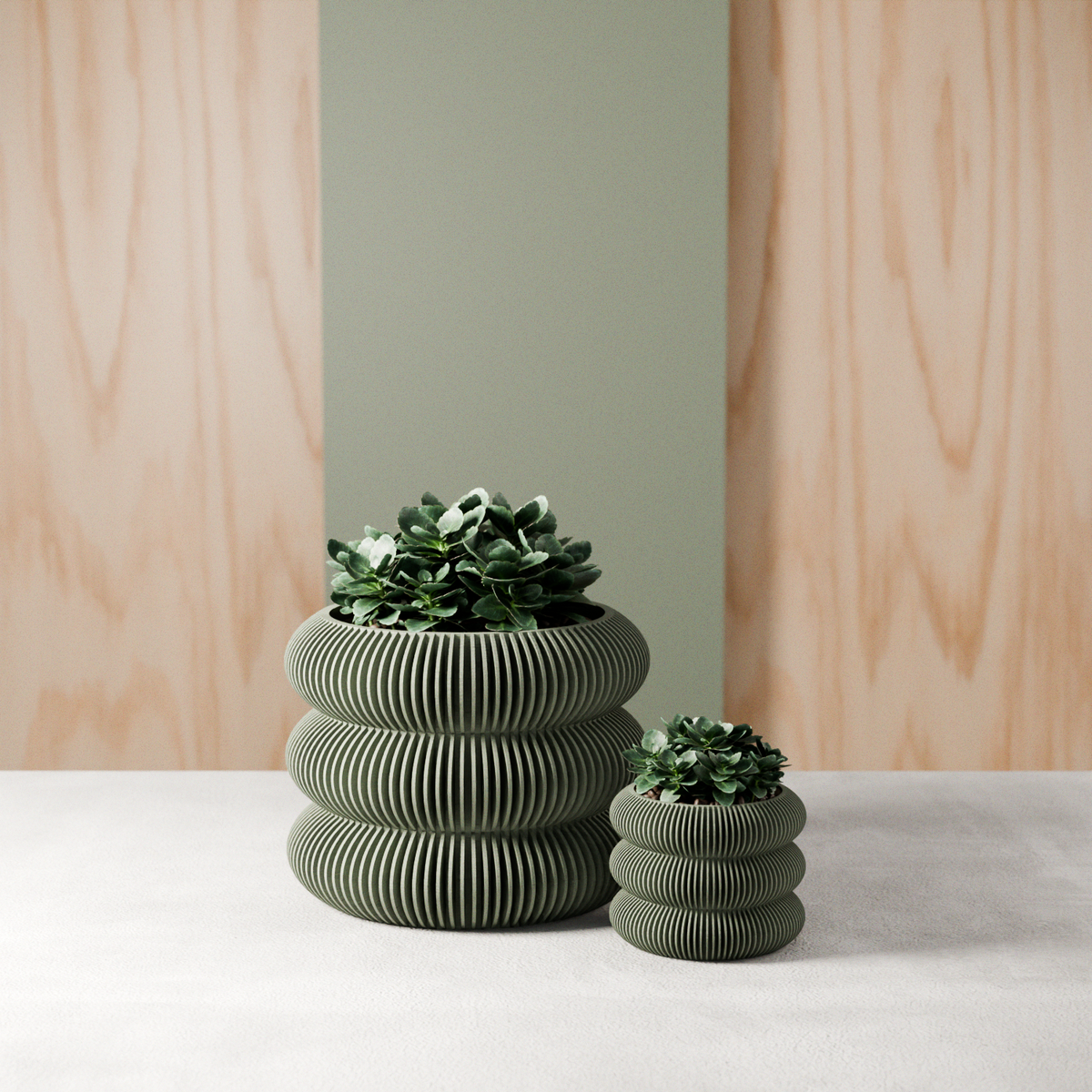 Triple Bubbles Planter