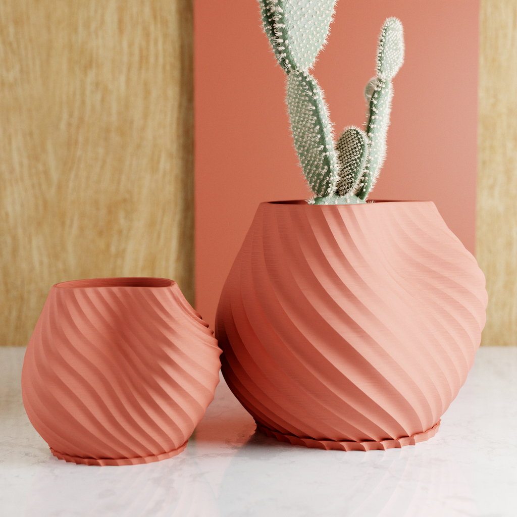 Sea Ribbed Planter