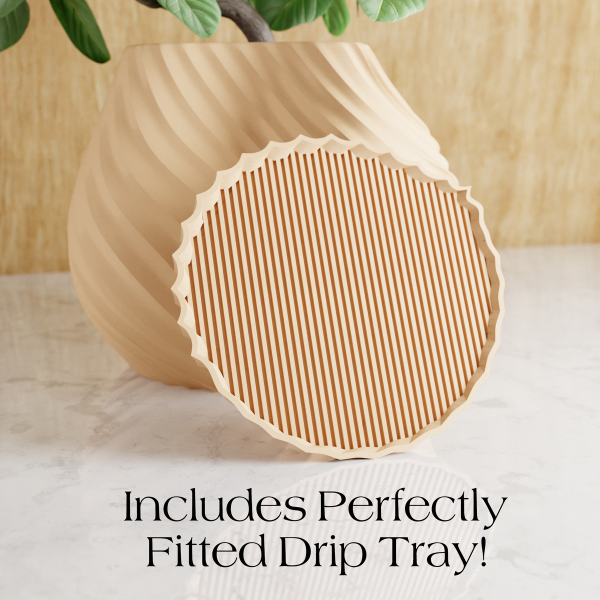 Sea Ribbed Planter