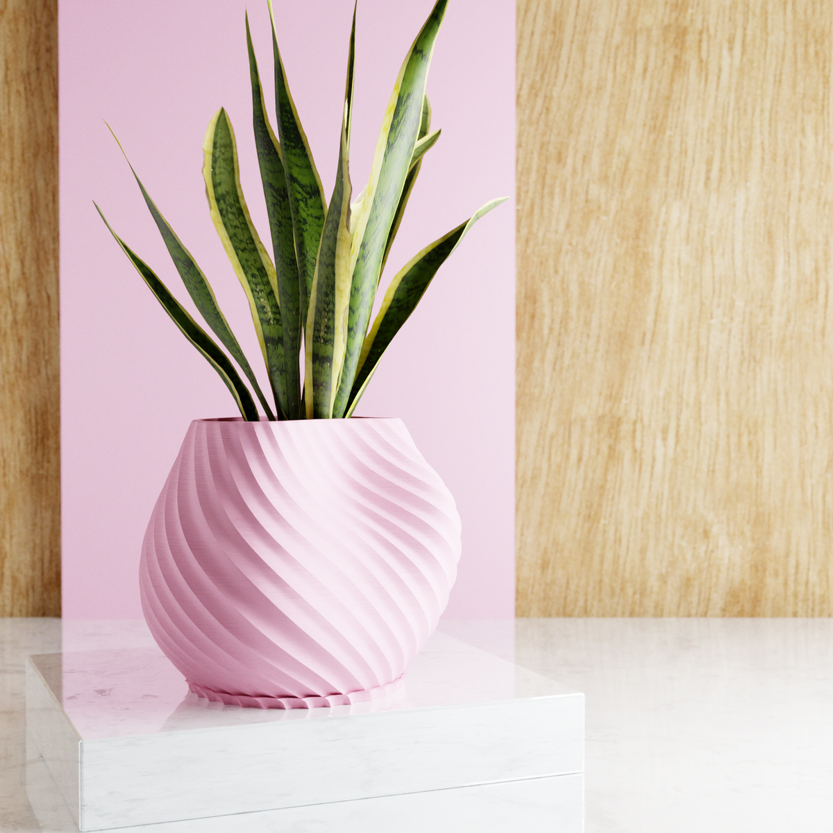Sea Ribbed Planter