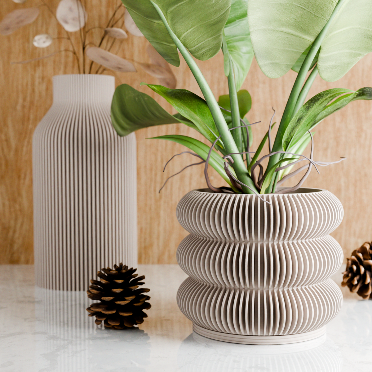 Triple Bubbles Planter