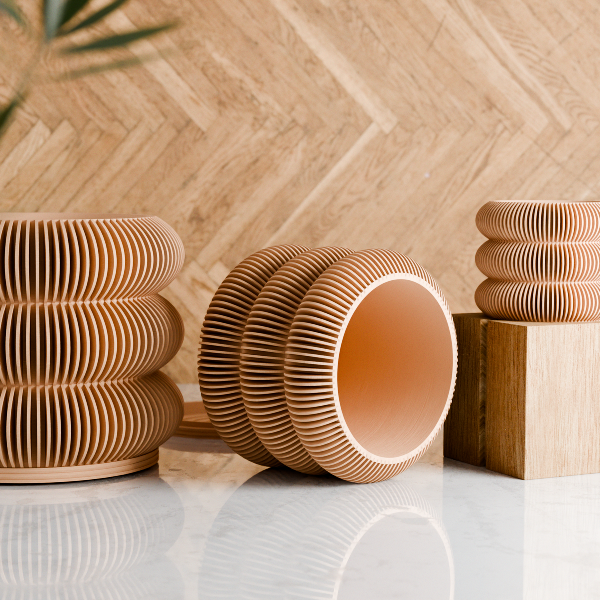 Triple Bubbles Planter