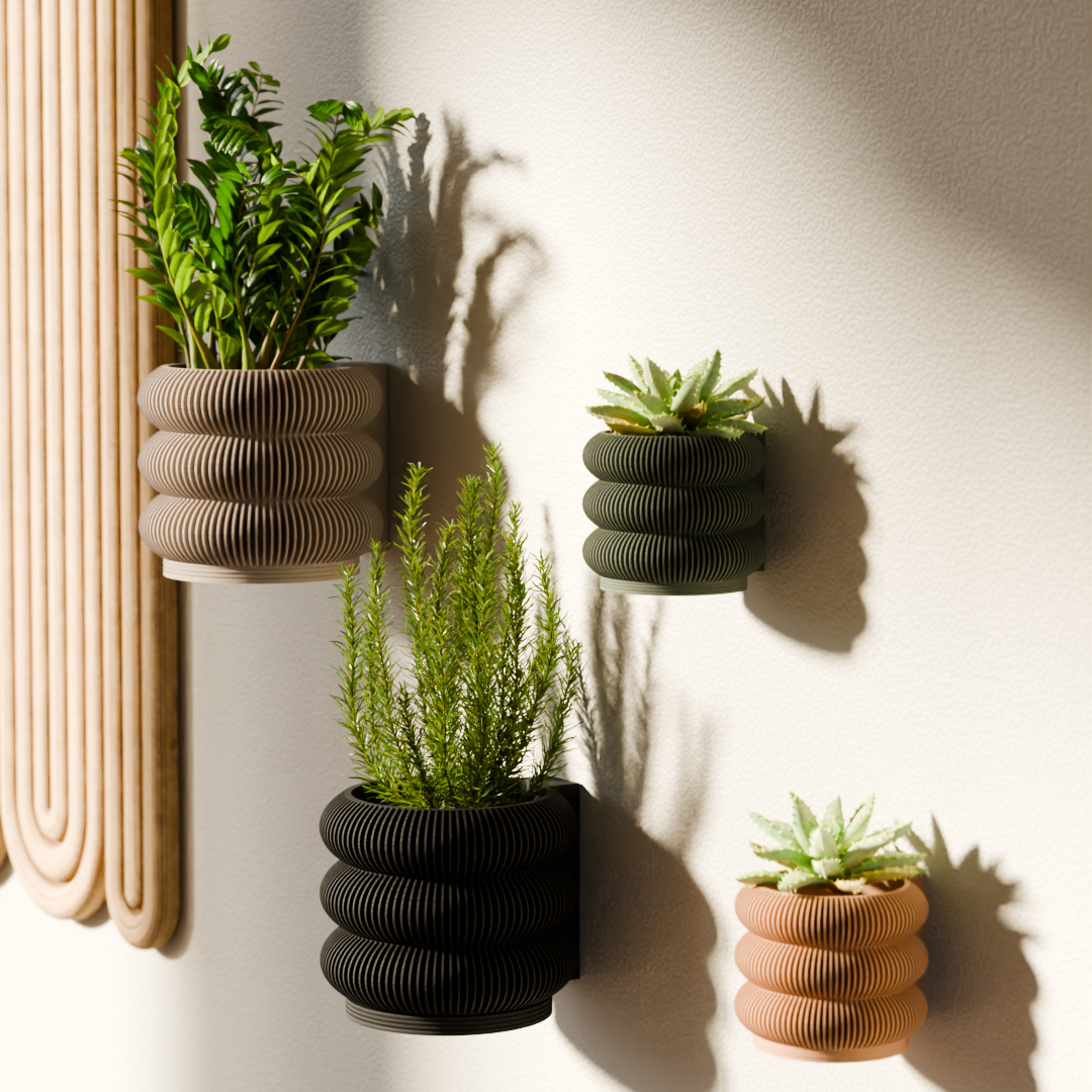 Triple Bubbles Wall Planter