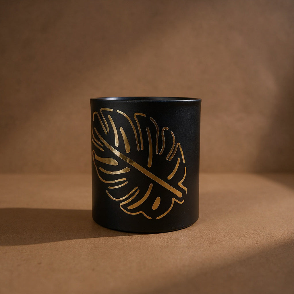 Leaf Cut-Out Votive Holder