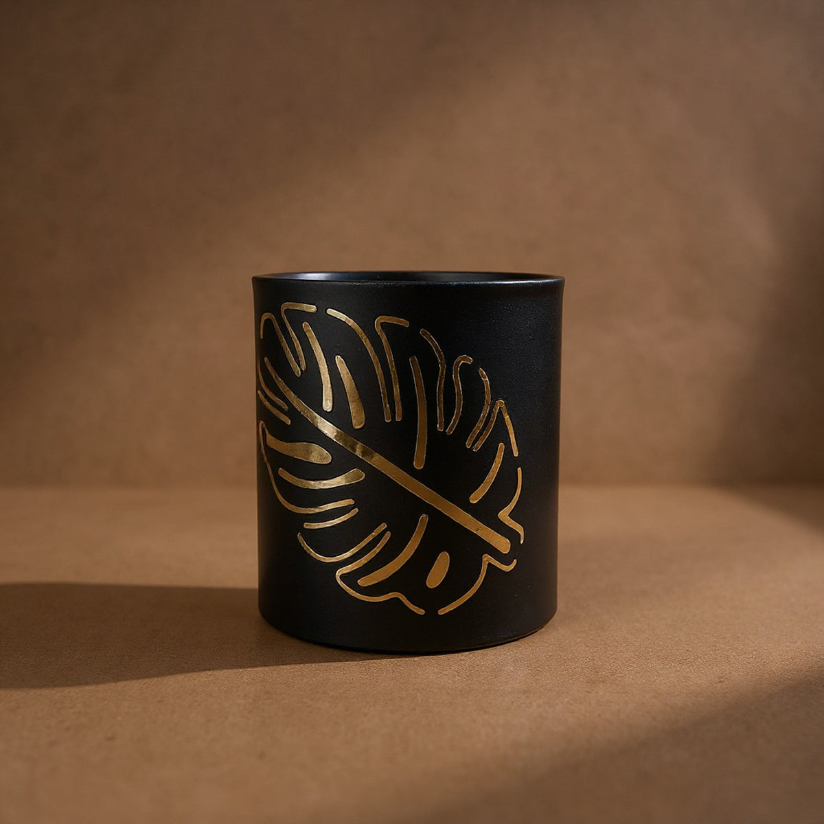 Leaf Cut-Out Votive Holder