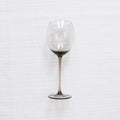 Modern Black Smoke Glasses, Set of 4
