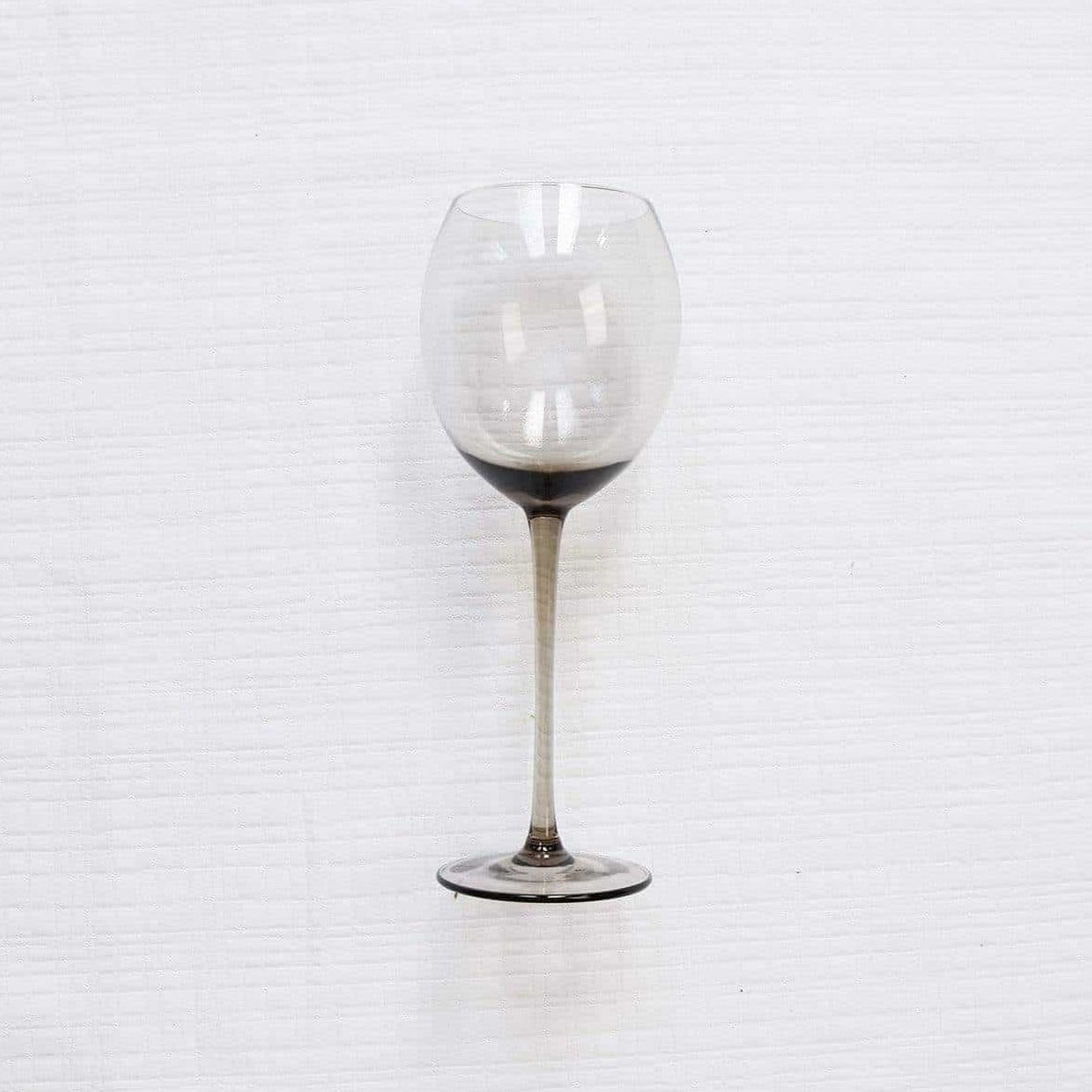 Modern Black Smoke Glasses, Set of 4