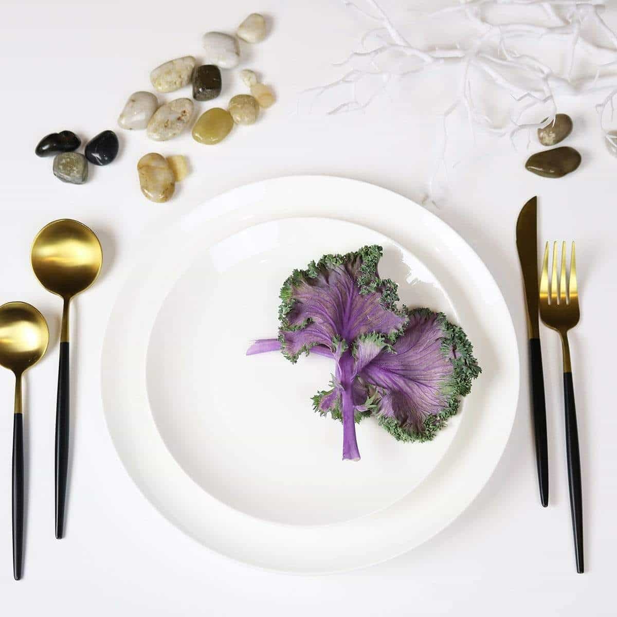 Angelic White Bread Plates, Set of 4