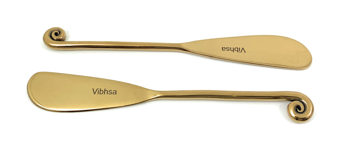 Gold Butter Spreaders, Set of 6